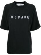Iro Decayed Logo T-shirt - Black