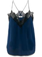 Zadig & Voltaire Christy Cami Top - Blue