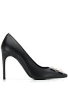 Off-white Arrow Plaque Pumps - Black