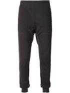 Label Under Construction Gathered Ankle Track Pants, Men's, Size: Large, Grey, Cotton