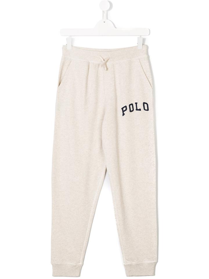 Ralph Lauren Kids Logo Track Pants - Nude & Neutrals