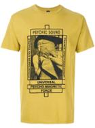 Brain Dead - Printed T-shirt - Men - Cotton - L, Yellow/orange, Cotton