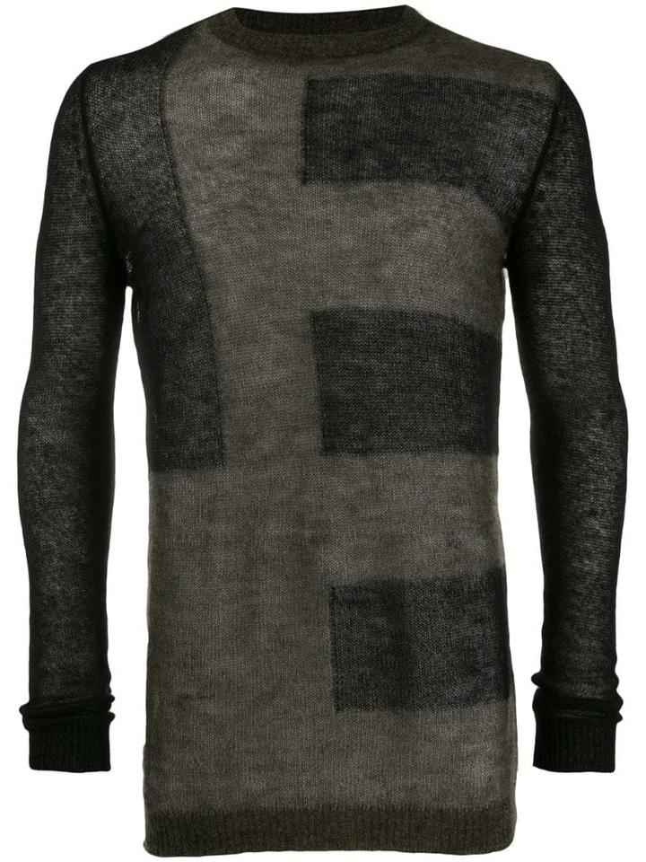 Rick Owens Contrast Stripe Jumper - Brown