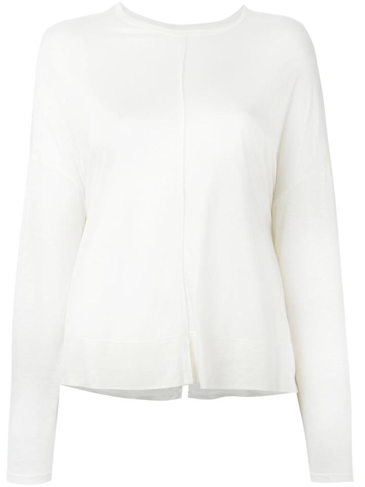 Dondup Crew Neck Top, Women's, Size: Small, White, Viscose