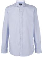 Hackett - Geometric Print Shirt - Men - Cotton - Xxl, Blue, Cotton