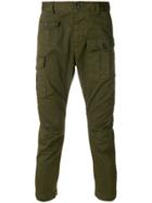 Dsquared2 Cargo Cropped Trousers - Green