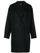 Isabel Marant - Cocoon Coat - Women - Cashmere/virgin Wool - 38, Black, Cashmere/virgin Wool