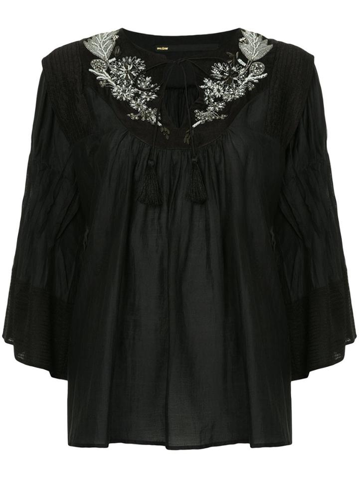 Muller Of Yoshiokubo Embroidery Blouse - Black