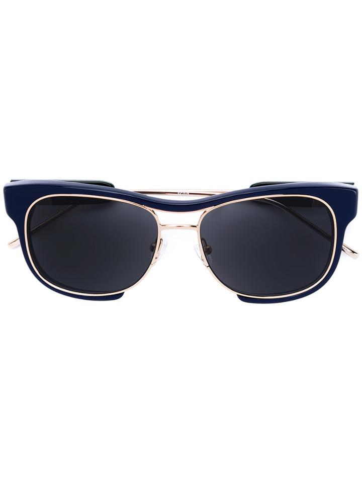 Sacai Sacai X Linda Farrow Sunglasses - Blue
