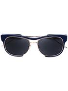 Sacai Sacai X Linda Farrow Sunglasses - Blue