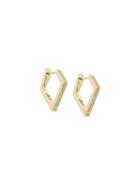 Lizzie Mandler Fine Jewelry 18kt Gold 'huggies' Diamond Earrings, Women's, Metallic