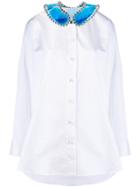 Christopher Kane Gel Collar Cotton Shirt - White
