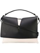 Jil Sander Large Cut Out Shoulder Bag, Women's, Black