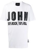 John Richmond John Stitched T-shirt - White