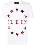 Philipp Plein Logo Plaque Crew Neck T-shirt - White