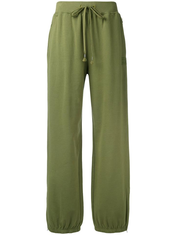 Fenty X Puma - Sweatsuit Pants - Women - Cotton/polyester/spandex/elastane - M, Green, Cotton/polyester/spandex/elastane