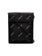 Balenciaga Black Explorer Logo Bag