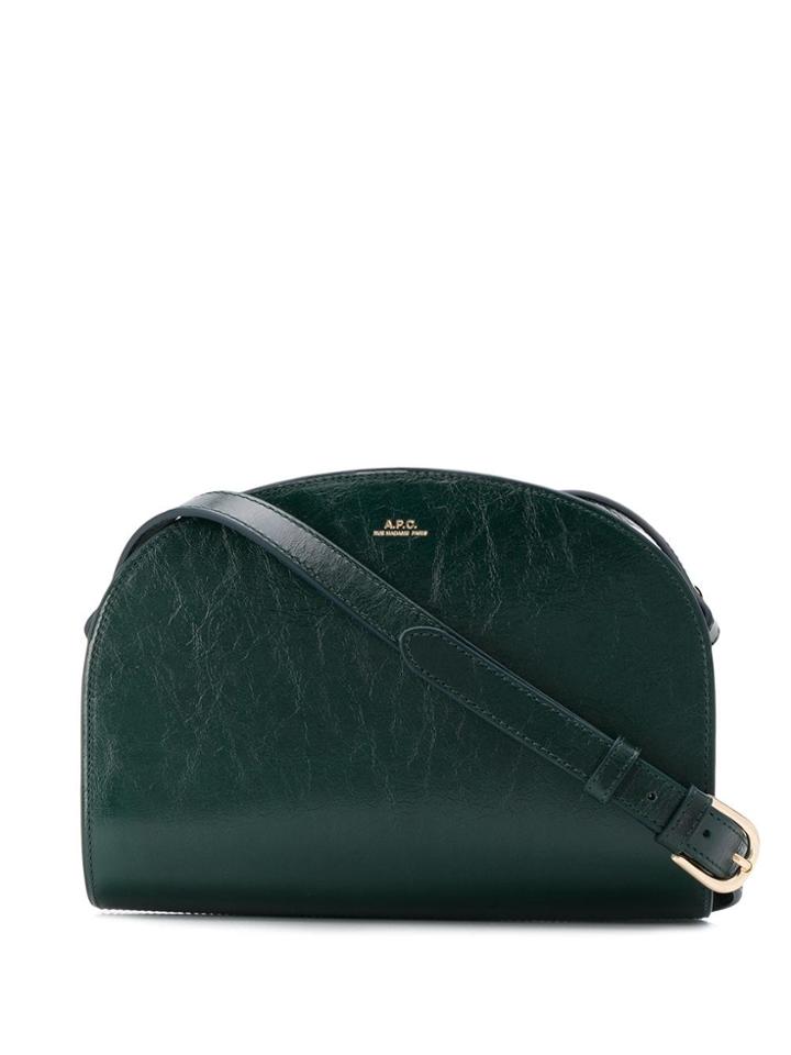 A.p.c. Half Moon Crossbody Bag - Green