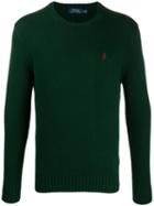 Polo Ralph Lauren Logo Embroidered Sweater - Green