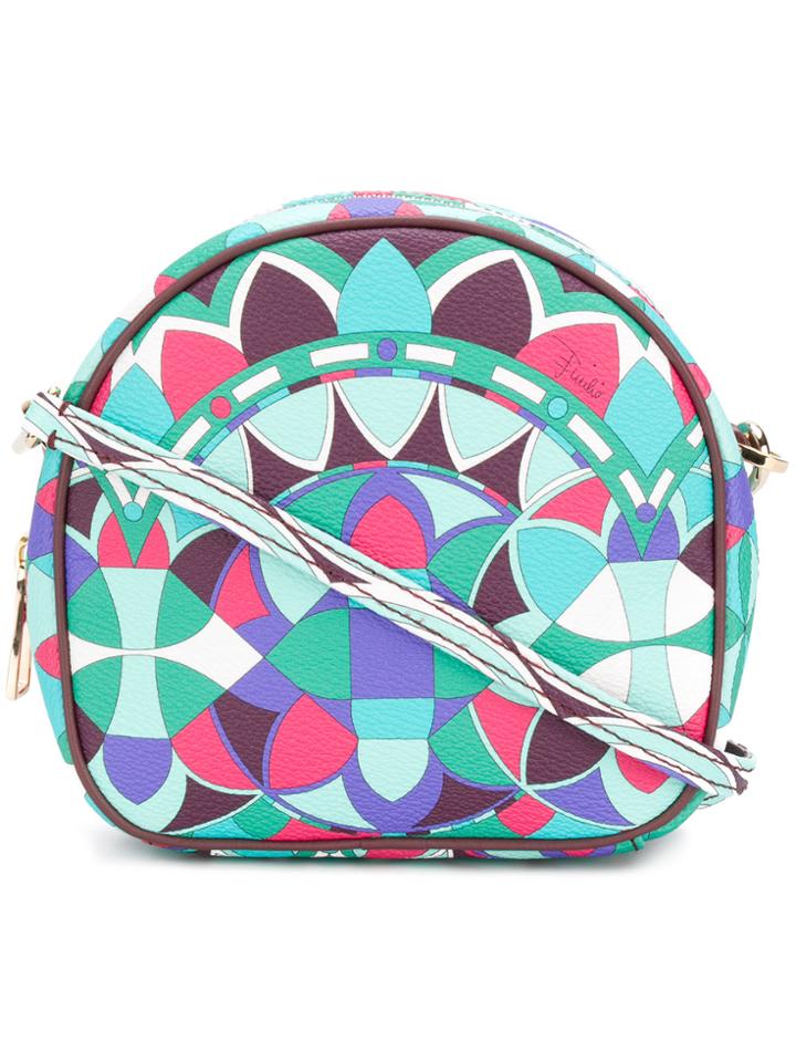 Emilio Pucci Printed Cross-body Bag - Blue