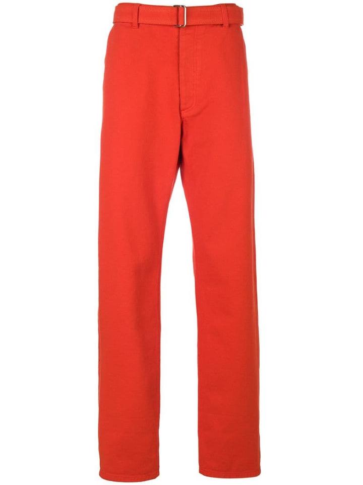 Ami Paris Large Fit Jeans - Red