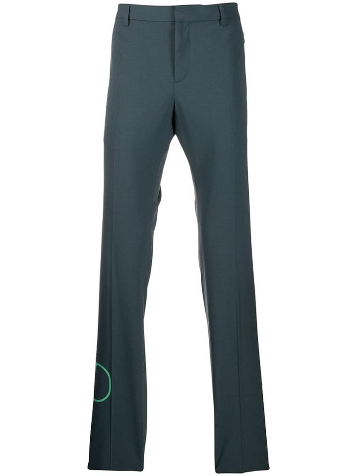 Valentino V Logo Tailored Trousers - Grey