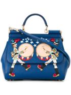 Dolce & Gabbana 'sicily' Tote, Women's, Blue, Leather