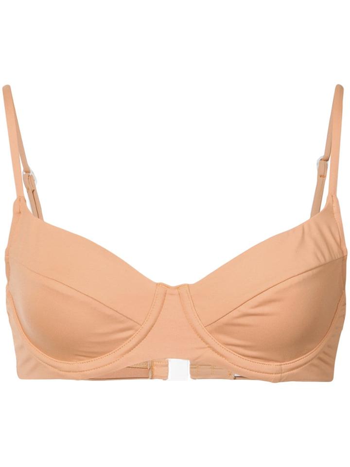 Onia Onia X Weworewhat Lydia Bikini Top - Neutrals