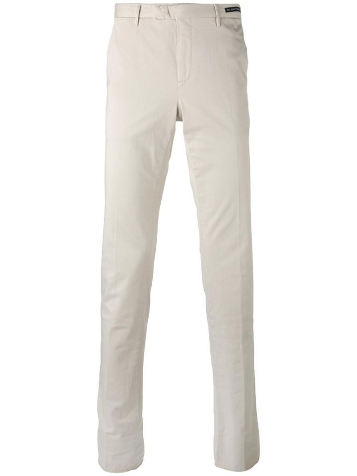 Pt01 - Skinny Trousers - Men - Silk/cotton/spandex/elastane - 56, Nude/neutrals, Silk/cotton/spandex/elastane