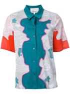 3.1 Phillip Lim Floral Shortsleeved Shirt - Green