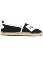 Dolce & Gabbana Logo Tape Espadrilles - Black