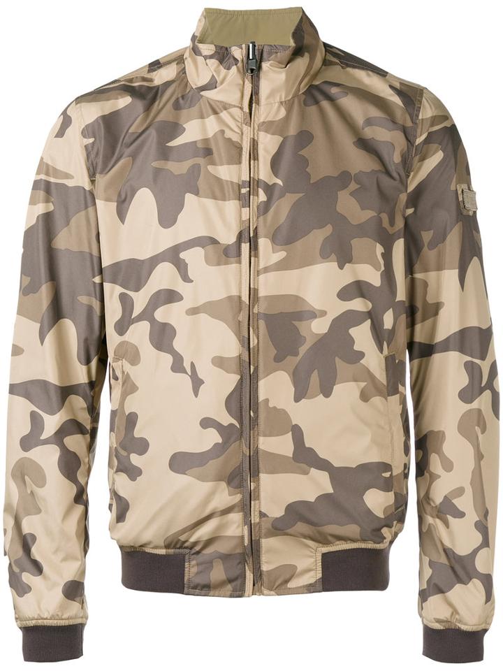 Woolrich - Camouflage Reversible Bomber Jacket - Men - Polyamide/polyester - M, Nude/neutrals, Polyamide/polyester