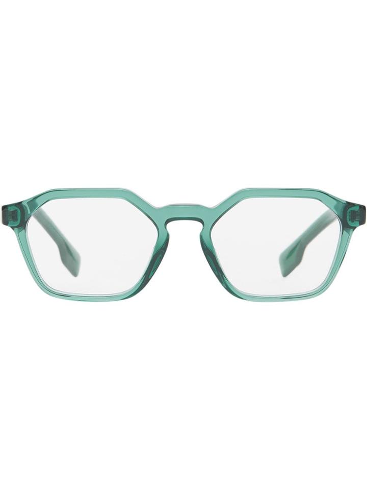 Burberry Eyewear Geometric Optical Frames - Green