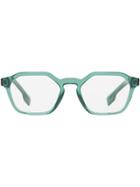 Burberry Eyewear Geometric Optical Frames - Green