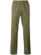 Roberto Cavalli Side-stripe Sports Pants, Men's, Size: 52, Green, Cotton/linen/flax/viscose