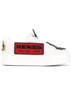 Kenzo K Patch Slip On Sneakers - White