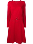 Pierantoniogaspari Belted Midi Dress - Red