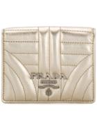 Prada Foldover Cardholder - Metallic