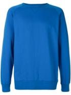 Wolsey Elbow Patch Sweatshirt - Blue