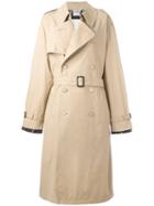 Vetements Oversized Trenchcoat, Women's, Nude/neutrals, Cotton