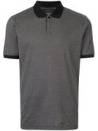 D'urban Abstract Pattern Polo Shirt - Black