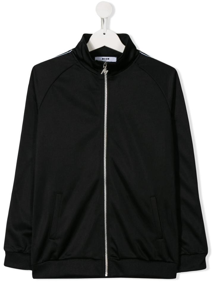 Msgm Kids Triacetate Jacket - Black