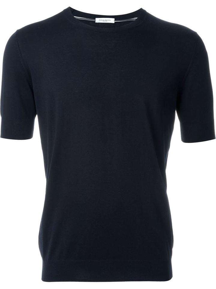 Paolo Pecora Shortsleeved Fine Knit Jumper