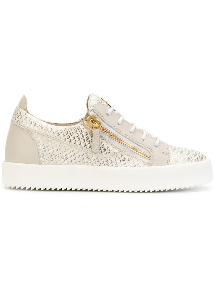 Giuseppe Zanotti Design Nicki Low-top Sneakers - Metallic