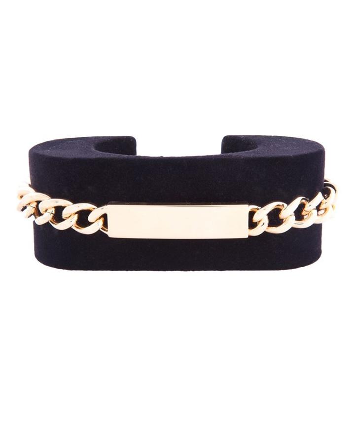 Maison Margiela Chain Detail Cuff, Women's, Black