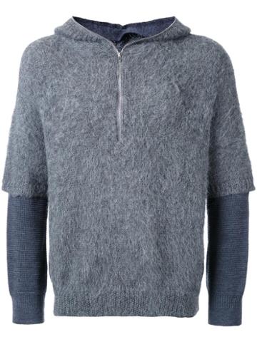 Ones Stroke Hooded Jumper, Men's, Size: Small, Grey, Alpaca