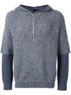 Ones Stroke Hooded Jumper, Men's, Size: Small, Grey, Alpaca