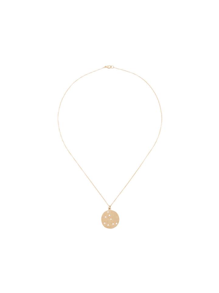 Brooke Gregson Diamond Capricorn Constellation Necklace - Metallic