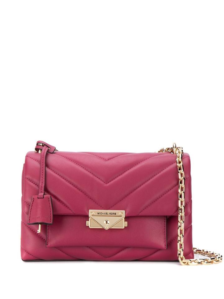 Michael Michael Kors Quilted Shoulder Bag - Pink