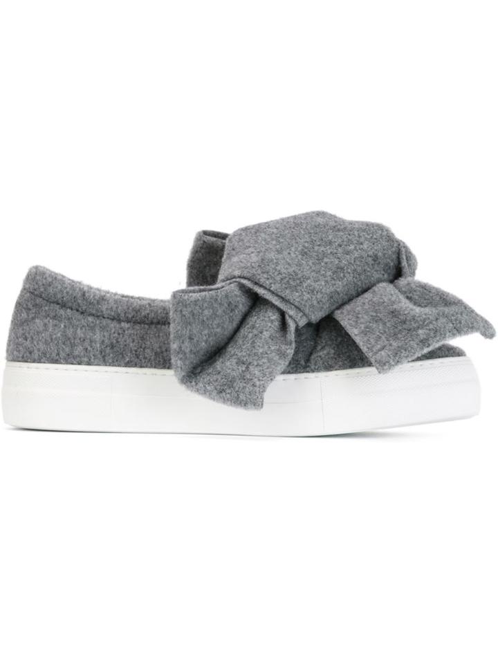 Joshua Sanders Oversized Bow Slip-on Sneakers